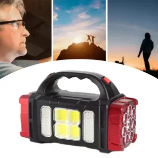 Torcia LED Ricaricabile USB - Campeggio