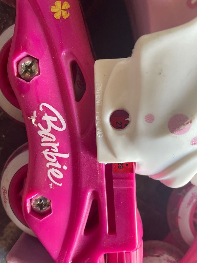 Patines Barbie niña talla 27