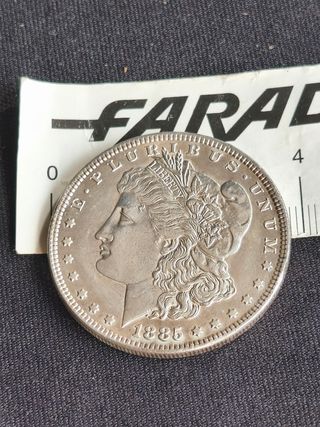 Morgan dólar 1885-P
