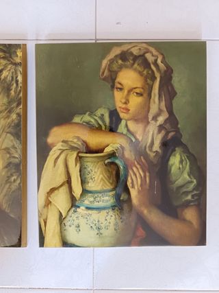 4 Cuadros Vintage - Retratos