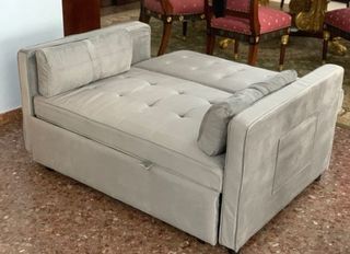Sofá cama gris  Nuevo - Envio gratis