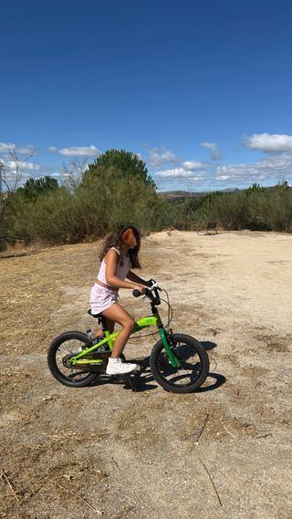 Bicicleta niña 16" verde