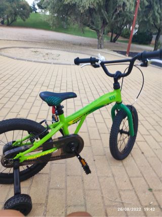 Bicicleta niña 16" verde
