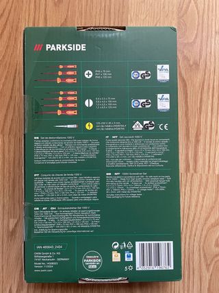 Destornilladores Parksaide 1000V