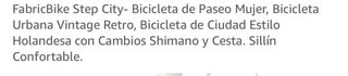 Bicicleta paseo vintage azul