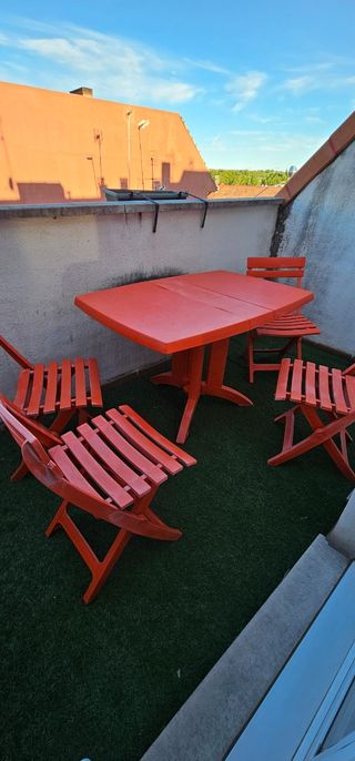 Mesa y sillas para tu terraza