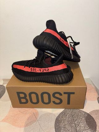 Yeezy Boost 350 V2 - Black/Pink - 42