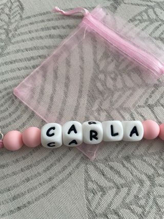 Chupetero personalizado Carla Minnie