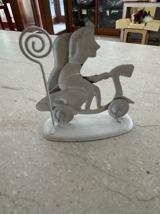 Statuetta Vespa Sposi - Metallo