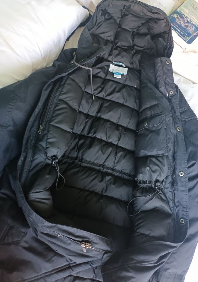 Parka Columbia negra