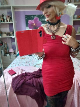 Vestito rosso estivo tg M