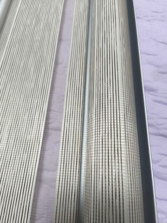 Cortina estores beige - tejido