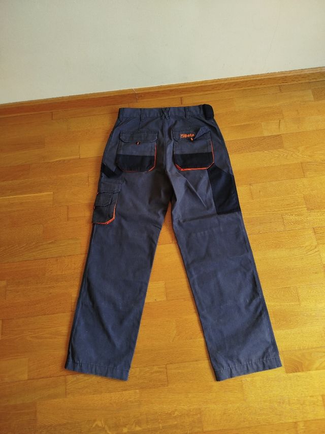 Pantalones Trabajo Beta Gris-Negro
