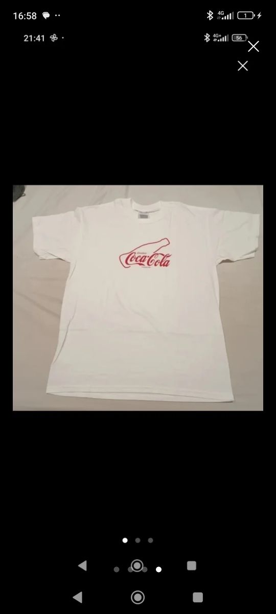 Camiseta Coca-Cola blanca