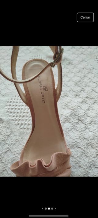 Sandalias de tacón de Gloria Ortiz