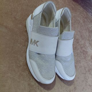 Zapatillas Michael Kors Plata/Blancas