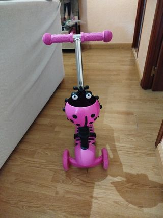 Patinete infantil rosa de 1-3 años