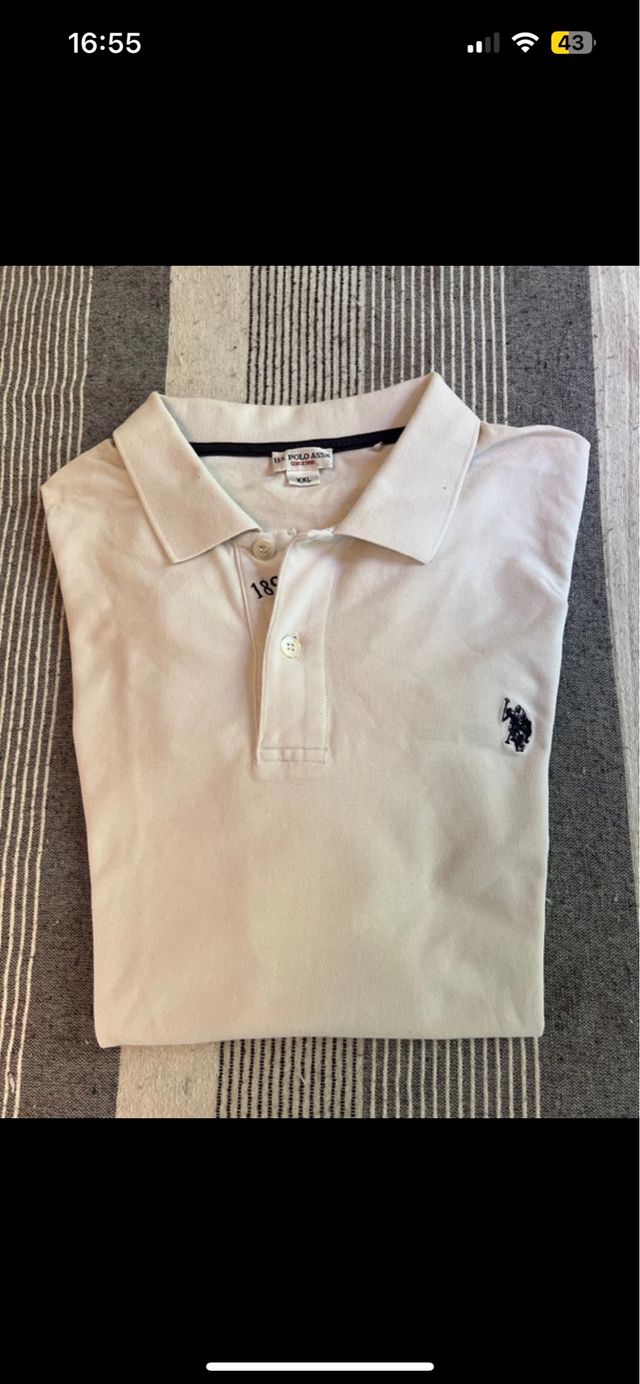 Polo U.S. Polo Assn. color crema - Taglia XXL