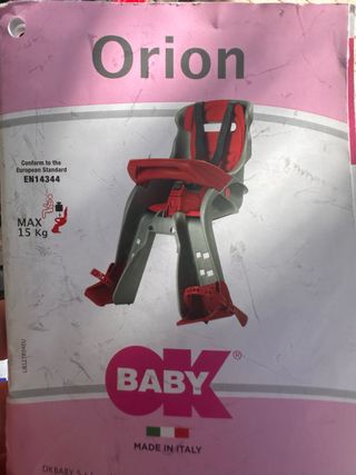 Silla bici OK Baby Orion