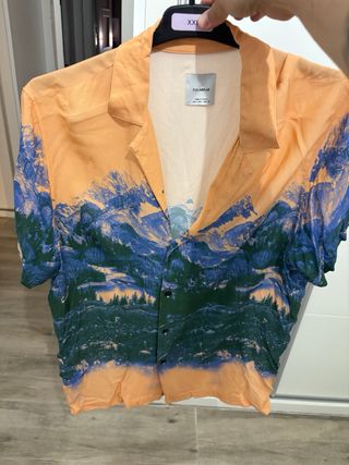 Camisa hawaiana multicolor