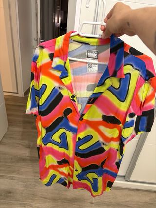 Camisa hawaiana multicolor