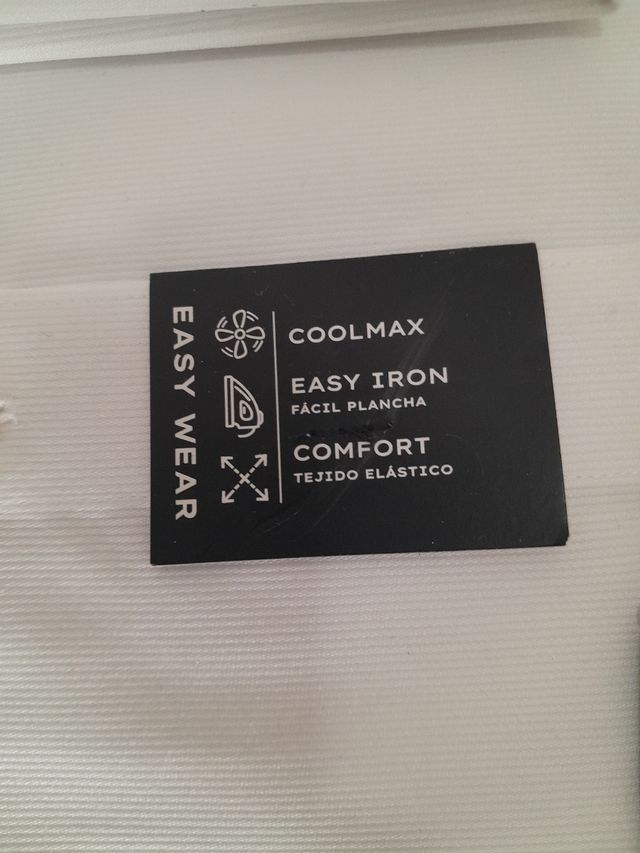 Camisa EASY WEAR blanca, talla L