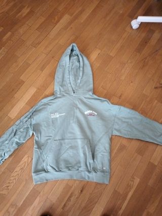 Sudadera verde agua talla M
