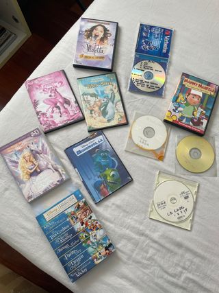 11 Películas y CDs Infantiles