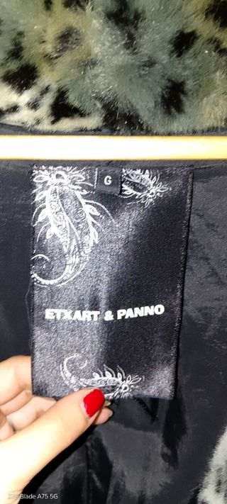Chaquetón leopardo - marrón, gris