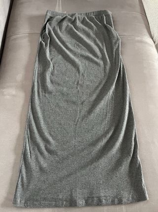 Falda gris premamá talla M