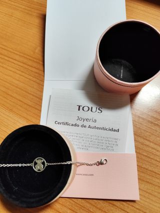 Pulsera niña Tous plata 1ª ley 