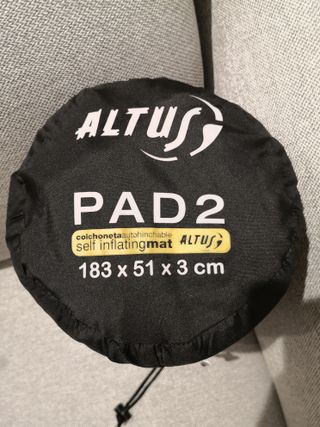 Colchoneta Altus PAD2 autoinflable