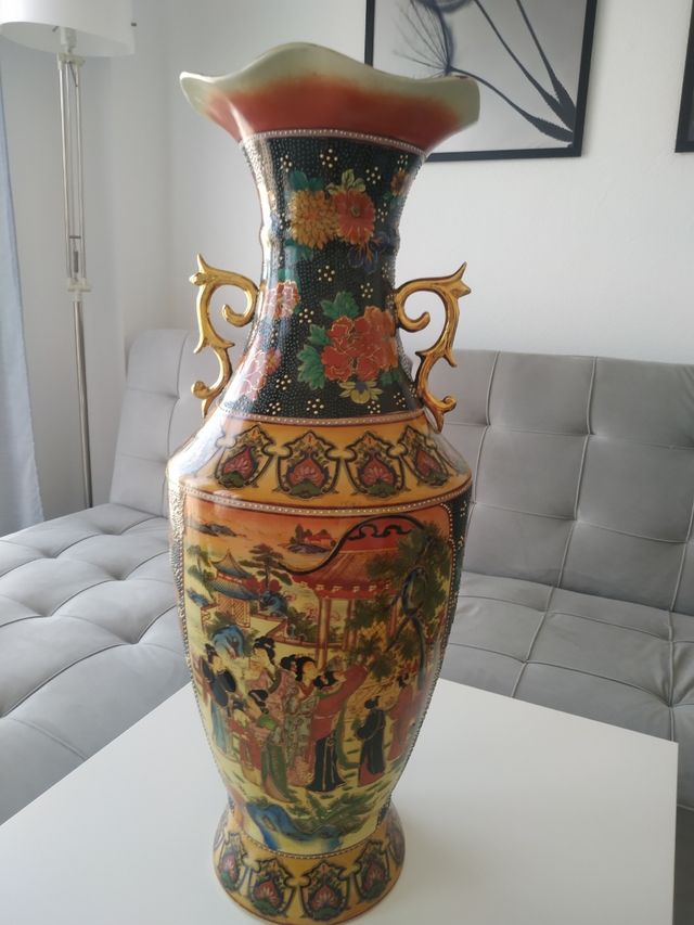 Jarrón Chino Porcelana