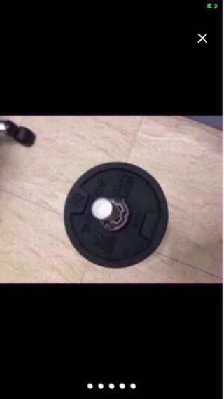 Pesas de gimnasio - 6 discos