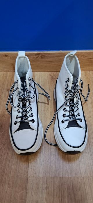 Bambas blancas tobillera