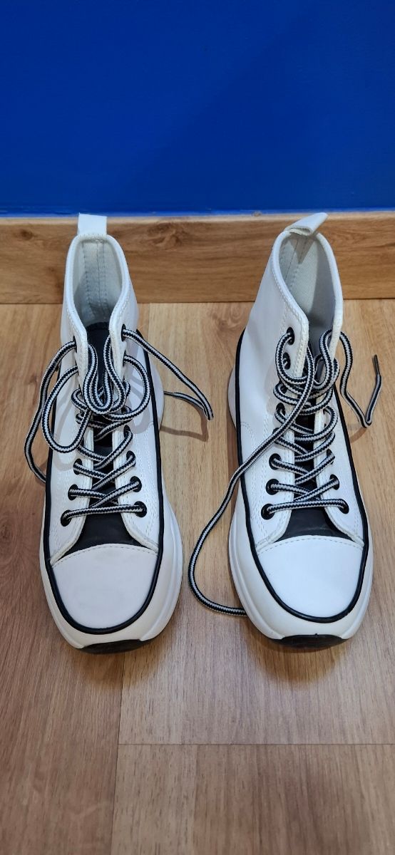 Bambas blancas tobillera