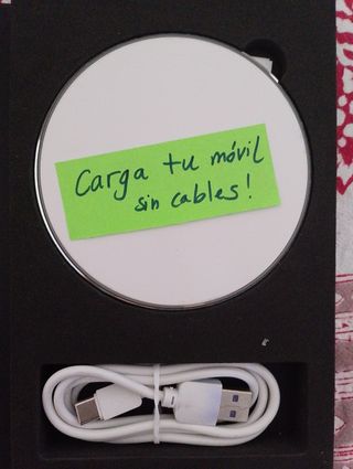 Cargador inalámbrico Qi 15W