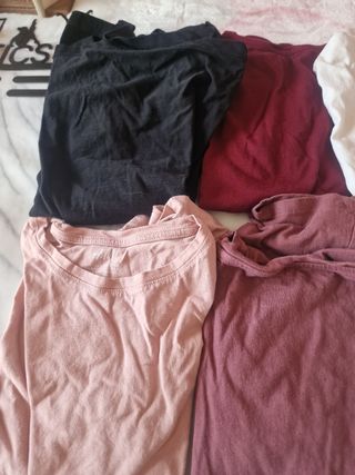 6 Camisetas niña 8-10 años