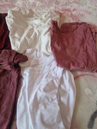 6 Camisetas niña 8-10 años