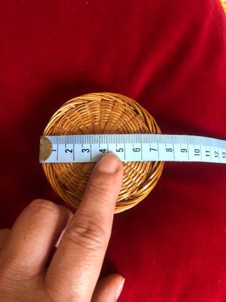 2 Scatolette Rattan - Vintage