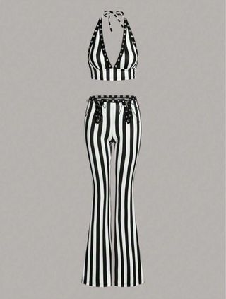 Conjunto beetlejuice para halloween