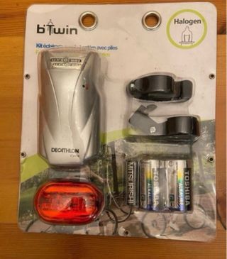 Kit luces bici B'Twin Halógena