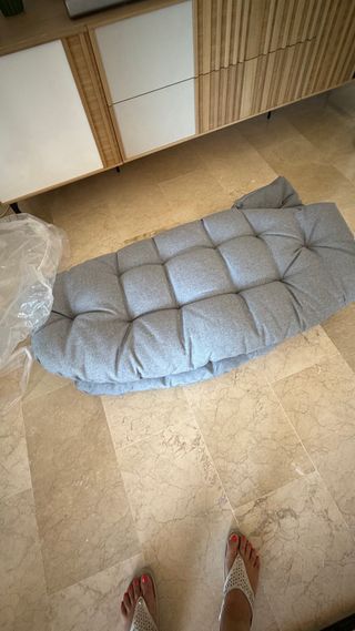 Sillón balancín gris - Cómodo 2 Unidades