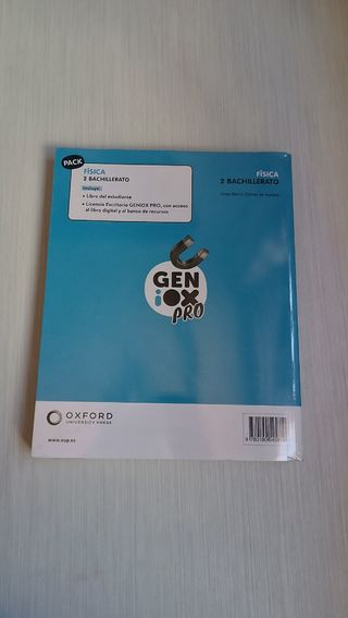 Libro Física 2 Bachillerato Oxford Nuevo