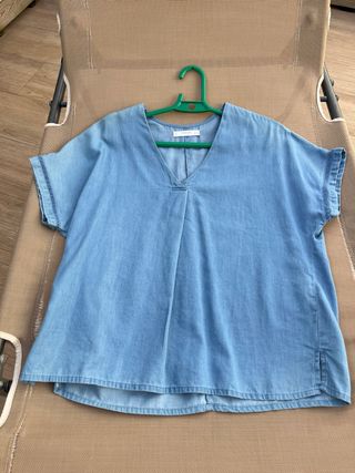 Camiseta vaquera Mango S