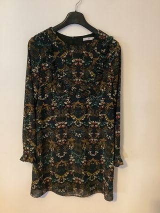 Vestito floreale nero - taglia M