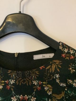 Vestito floreale nero - taglia M
