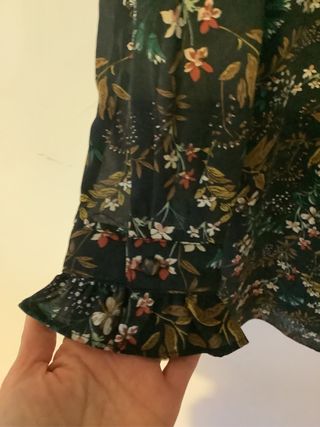 Vestito floreale nero - taglia M