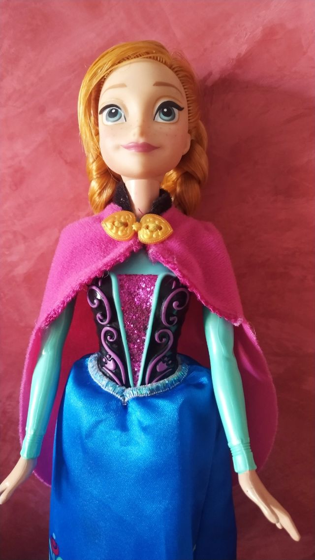 Muñeca Anna Frozen - Vestido Azul