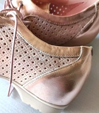 Zapatos Pitillos Cobre -talla 35